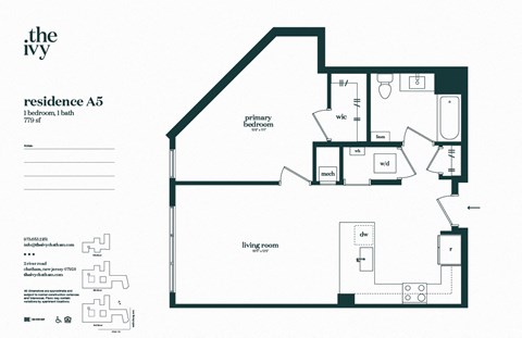 A5-AP-A Floor Plan at The Ivy, New Jersey